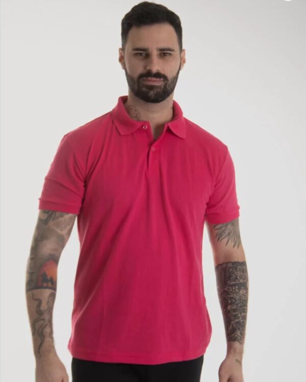 Camisa Polo Piquet Masculina - Image 8