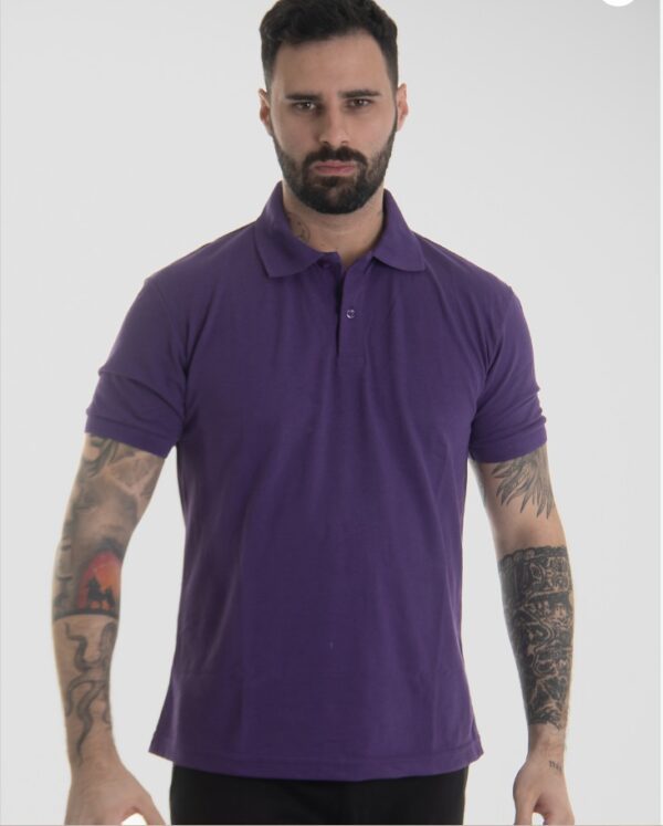 Camisa Polo Piquet Masculina - Image 13