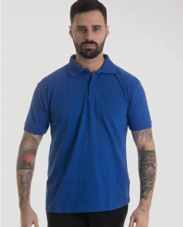 Camisa Polo Piquet Masculina - Image 5