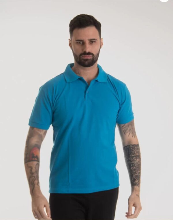 Camisa Polo Piquet Masculina - Image 4